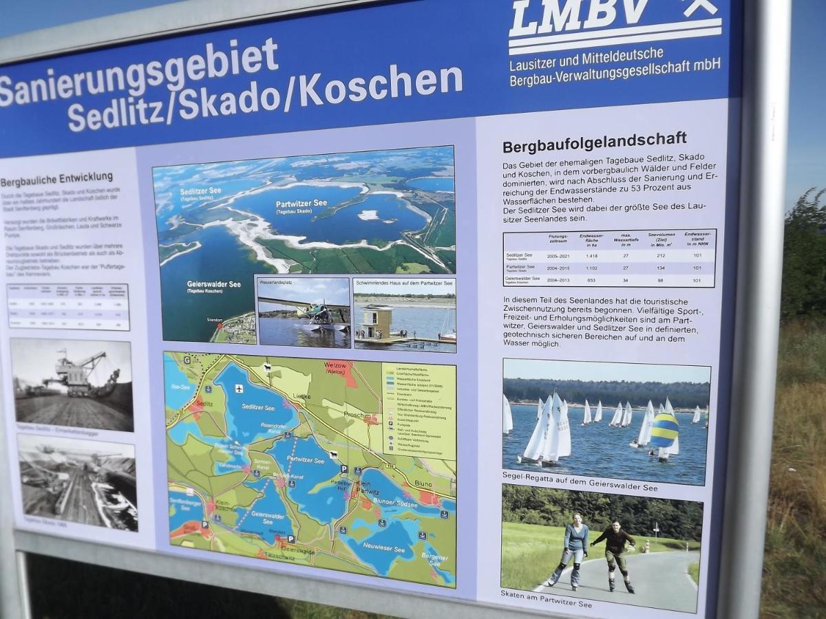 Grosszuegige Ferienwohnung Am Waldesrand Im Seenland Lauta Exteriér fotografie