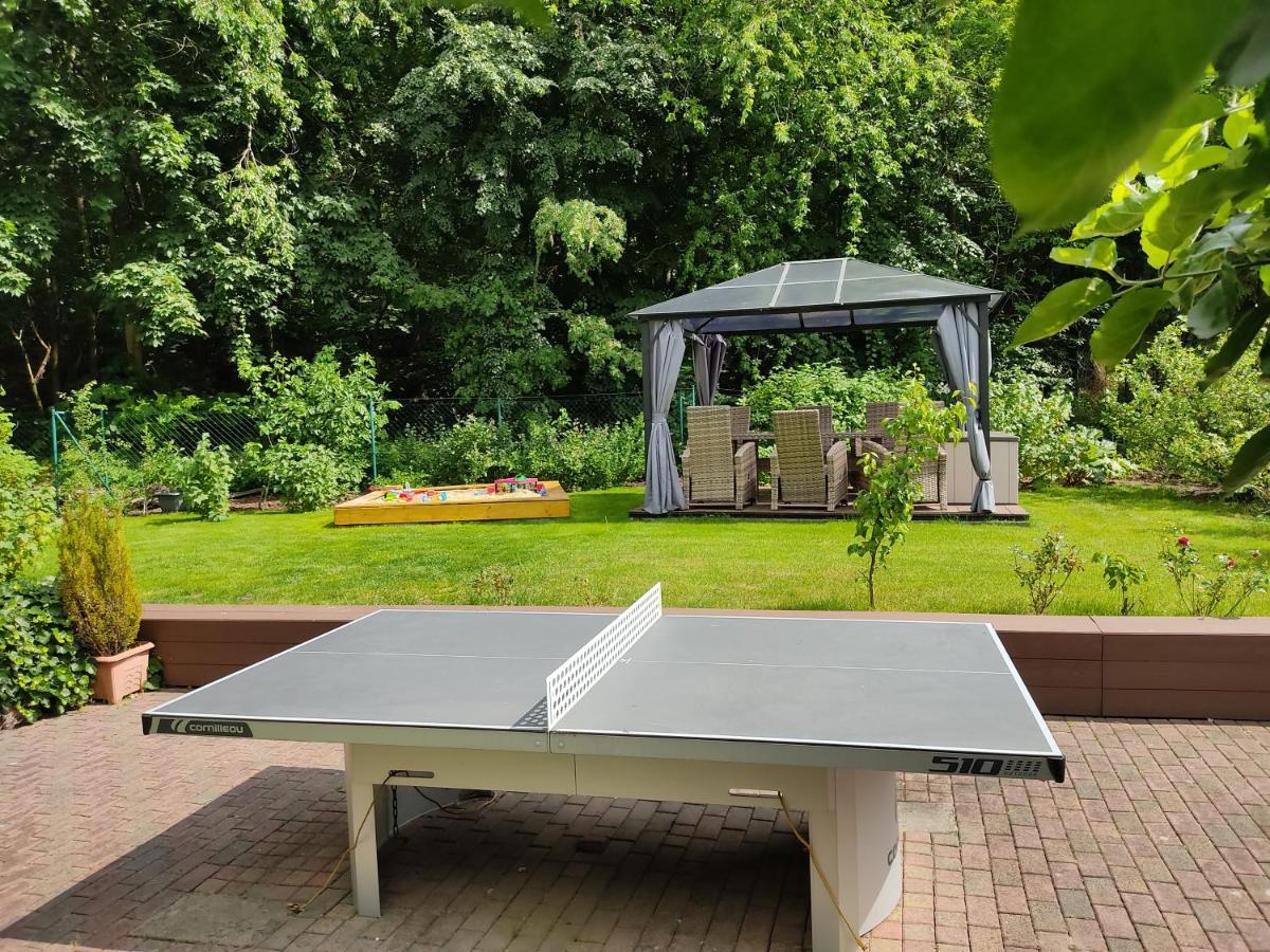 Grosszuegige Ferienwohnung Am Waldesrand Im Seenland Lauta Exteriér fotografie